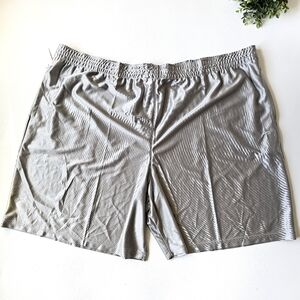 Athletech Big Men's 4XL Athletic Shorts Gray Performance Gym Training Lightweigh